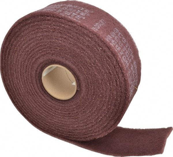 3M - 30' Long x 4" Wide Nonwoven Roll - Very Fine Grade, Purple, Aluminum Oxide - Americas Industrial Supply
