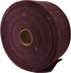 3M - 30' Long x 6" Wide Nonwoven Roll - Very Fine Grade, Purple, Aluminum Oxide - Americas Industrial Supply