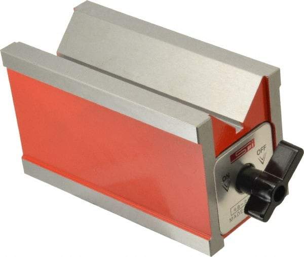 SPI - 38mm Max Capacity, 90° Angle, V-Block - 5" Long x 2-3/8" Wide x 2-7/8" High, Sold as Individual - Americas Industrial Supply