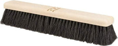 PRO-SOURCE - 18" General Purpose Tampico Push Broom - 3" Bristle Length, Plastic Block, Bolt-On Handle Connection, Handle Sold Separately - Americas Industrial Supply