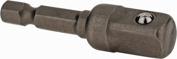 DeWALT - 3/8" Square Size Hex to Square Adapter - 1/4" Hex Drive - Americas Industrial Supply