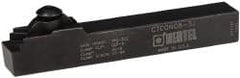 Hertel - CTCO, Neutral Cut, 0° Lead Angle, 1/2" Shank Height x 1/2" Shank Width, Neutral Rake Indexable Turning Toolholder - 3-1/2" OAL, TP.. 322 Insert Compatibility, Series Clamp Type - Americas Industrial Supply