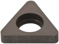 Made in USA - 3/8" Inscribed Circle, Triangle Shim for Indexables - Carbide, 1/8" Thick, ITSN Shim Style, Negative Rake - Americas Industrial Supply