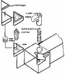 Made in USA - 1/2 Inch Insert Inscribed Circle, 3/16 Inch Thick, Negative Rake, CSN Diamond Shim for Indexable Tools - Carbide, Industry Standard No. CSN-433 - Americas Industrial Supply