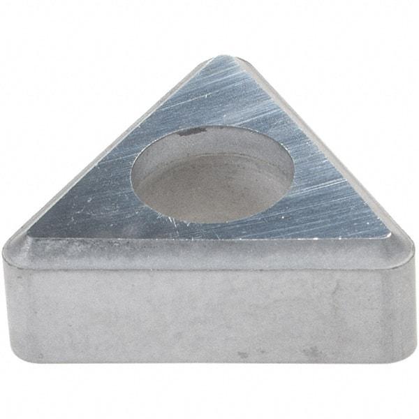 Made in USA - 3/8" Inscribed Circle, Triangle Shim for Indexables - Carbide, 3/16" Thick, ITSN Shim Style, Negative Rake, Left Hand Cut - Americas Industrial Supply