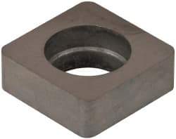 Made in USA - 1/2" Inscribed Circle, Square Shim for Indexables - Carbide, 3/16" Thick, ISSN Shim Style, Negative Rake, Left Hand Cut - Americas Industrial Supply