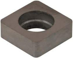 Made in USA - 1/2" Inscribed Circle, Square Shim for Indexables - Carbide, 3/16" Thick, ISSN Shim Style, Negative Rake, Left Hand Cut - Americas Industrial Supply