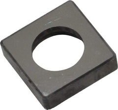 Made in USA - 3/4" Inscribed Circle, Square Shim for Indexables - Carbide, 3/16" Thick, ISSN Shim Style, Negative Rake, Left Hand Cut - Americas Industrial Supply