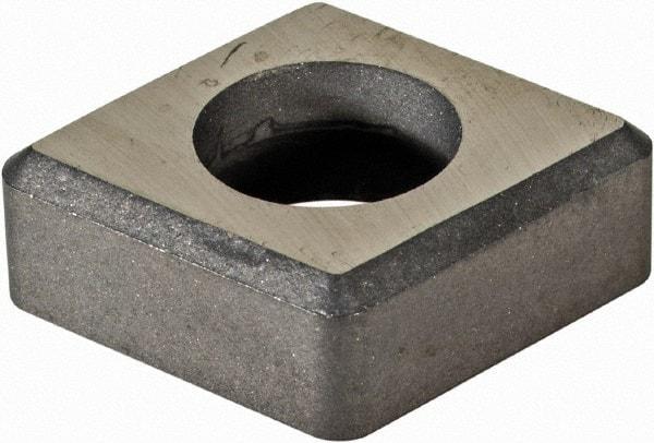 Made in USA - 1/2" Inscribed Circle, Diamond (Shape) Shim for Indexables - Carbide, 3/16" Thick, ICSN Shim Style, Negative Rake, Left Hand Cut - Americas Industrial Supply
