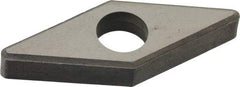 Made in USA - 1/2" Inscribed Circle, Diamond (Shape) Shim for Indexables - Carbide, 3/16" Thick, IVSN Shim Style, Negative Rake - Americas Industrial Supply