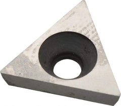 Made in USA - 3/8" Inscribed Circle, Triangle Shim for Indexables - Carbide, 1/8" Thick, PTP Shim Style, Positive Rake - Americas Industrial Supply