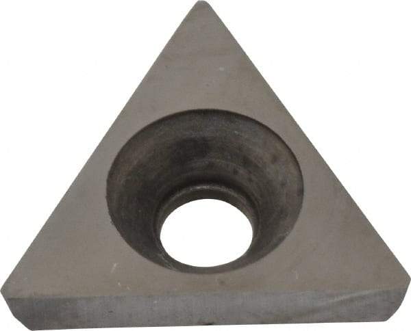 Made in USA - 1/2" Inscribed Circle, Triangle Shim for Indexables - Carbide, 1/8" Thick, PTP Shim Style, Positive Rake - Americas Industrial Supply