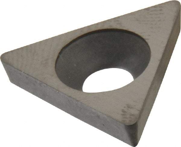 Made in USA - 1/2" Inscribed Circle, Triangle Shim for Indexables - Carbide, 1/8" Thick, PTP Shim Style, Positive Rake - Americas Industrial Supply