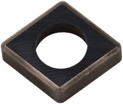 Made in USA - 5/8" Inscribed Circle, Diamond (Shape) Shim for Indexables - Carbide, 3/16" Thick, ICSN Shim Style, Negative Rake - Americas Industrial Supply