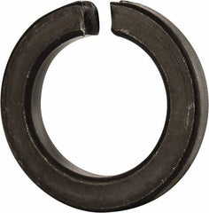 Value Collection - 1-5/8", 1.633" ID, 0.389" Thick Split Lock Washer - Grade 8 Spring Steel, Uncoated, 1.633" Min ID, 1.663" Max ID, 2.553" Max OD - Americas Industrial Supply