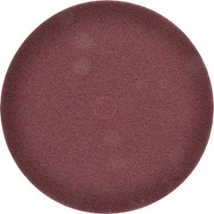 3M - 12" Very Fine Grade Aluminum Oxide Deburring Disc - 1-1/4" Center Hole, Arbor Connection, Maroon, 1,900 Max RPM - Americas Industrial Supply