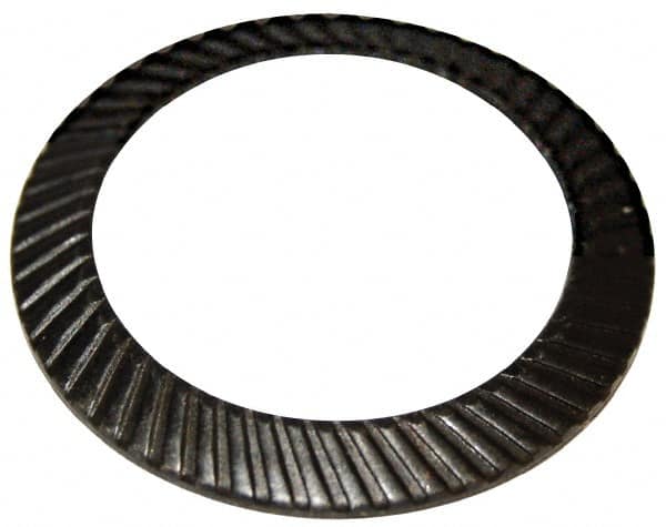 Gardner Spring - 1-1/16" ID, Steel, Belleville Disc Spring - 1-1/2" OD, 0.11" High, 0.079" Thick - Americas Industrial Supply