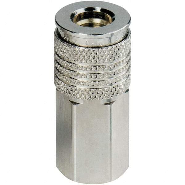 Dynabrade - Pneumatic Hose Coupler - 1/4" Body Diam - Americas Industrial Supply