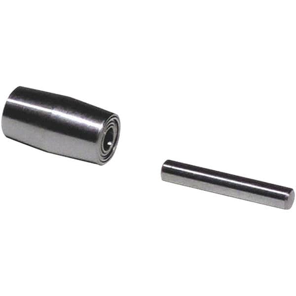 Dynabrade - 5/8" Diam x 5/8" Wide Contact Wheel - Crowned, Steel Face - Americas Industrial Supply