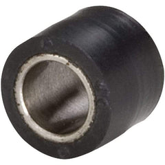 Dynabrade - 3/8" Diam x 3/8" Wide Contact Wheel - Crowned, 70 Duro Rubber Face - Americas Industrial Supply