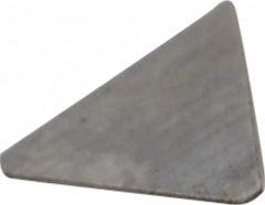 Made in USA - 1/4" Inscribed Circle, Triangle, T Chipbreaker for Indexables - Left Hand, Right Hand Cut, 0.063" Thick, 0.071" Effective Width, Carbide - Americas Industrial Supply