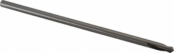 120° 6″ OAL 2-Flute Cobalt Spotting Drill Bright/Uncoated, 1/4″ Shank Diam, RH Cut