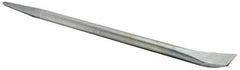 Made in USA - 18" OAL Chrome Pry Bar - 21/32" Wide - Americas Industrial Supply