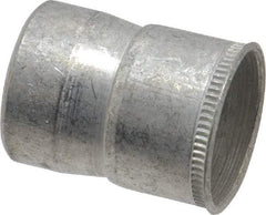 Made in USA - 3/8-16 UNC, Cadmium-Plated, Steel Knurled Rivet Nut Inserts - 0.03" to 0.09" Grip, 9/16" Drill Size, 0.588" Body Diam - Americas Industrial Supply