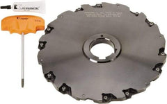 Kennametal - Arbor Hole Connection, 2-25/32" Depth of Cut, 8" Cutter Diam, Indexable Slotting Cutter - Americas Industrial Supply