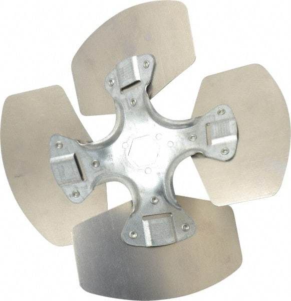 Made in USA - 10" Blade Diam, Commercial Fan Blade - Counterclockwise Rotation, 4 Blades - Americas Industrial Supply