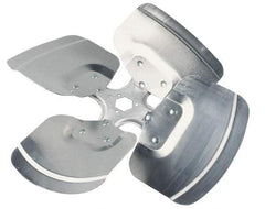 Made in USA - 12" Blade Diam, Commercial Fan Blade - Clockwise Rotation, 4 Blades - Americas Industrial Supply