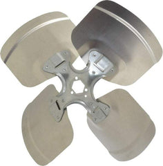 Made in USA - 14" Blade Diam, Commercial Fan Blade - Clockwise Rotation, 4 Blades - Americas Industrial Supply