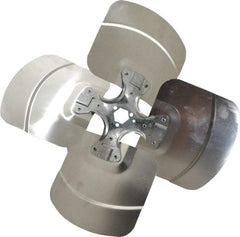 Made in USA - 16" Blade Diam, Commercial Fan Blade - Clockwise Rotation, 4 Blades - Americas Industrial Supply