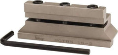Iscar - Tool Block Style SGTBN, 19mm Blade Height, 76mm OAL, 30mm OAH, Indexable Cutoff Blade Tool Block - 16mm Shank Height, 16mm Shank Width, Reversible, Through Coolant, Series Self Grip - Americas Industrial Supply
