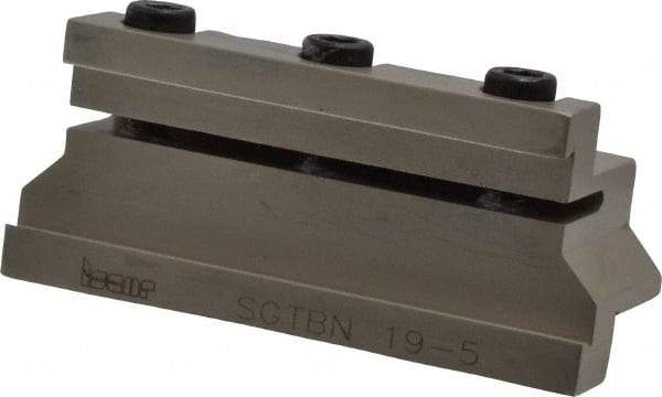 Iscar - Tool Block Style SGTBN, 1.02" Blade Height, 3.4" OAL, Indexable Cutoff Blade Tool Block - 3/4" Shank Height, 3/4" Shank Width, Series Self Grip - Americas Industrial Supply