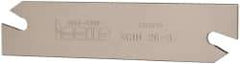Iscar - 1.0236" Blade Height, 0.0945" Blade Width, 4.3307" OAL, Right Hand Cut, Double End Indexable Cut-Off Blade - SGIH Blade, Self Grip Series - Americas Industrial Supply