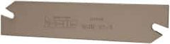 Iscar - 1.2598" Blade Height, 0.0945" Blade Width, 5.9055" OAL, Right Hand Cut, Double End Indexable Cut-Off Blade - SGIH Blade, Self Grip Series - Americas Industrial Supply