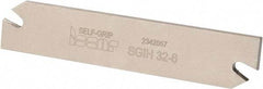 Iscar - 1.2598" Blade Height, 0.2047" Blade Width, 5.9055" OAL, Right Hand Cut, Double End Indexable Cut-Off Blade - SGIH Blade, Self Grip Series - Americas Industrial Supply