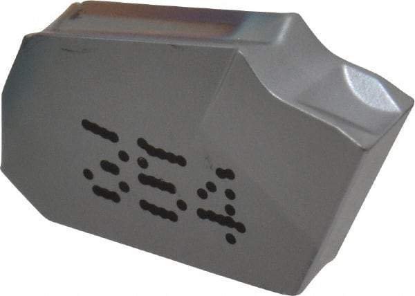 Iscar - GTR3 IC354 Grade, 0.122" Cutting Width, Carbide Cutoff Insert - 8° Right Hand Lead Angle, 0.0079" Cnr Rad, TiCN Coated, Single End - Americas Industrial Supply
