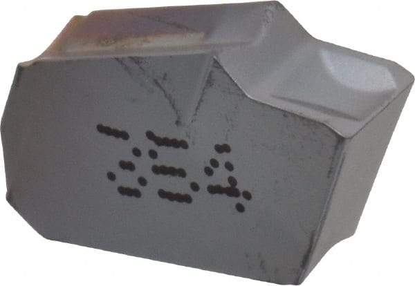 Iscar - GTN4 IC354 Grade, 0.1614" Cutting Width, Carbide Cutoff Insert - 0° Neutral Lead Angle, 0.0094" Cnr Rad, TiCN Coated, Single End - Americas Industrial Supply