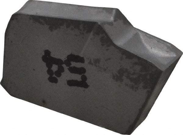 Iscar - GTN2.4 IC54 Grade, 0.0945" Cutting Width, Carbide Cutoff Insert - 0° Neutral Lead Angle, 0.0063" Cnr Rad, Single End - Americas Industrial Supply