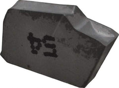 Iscar - GTN2.4 IC54 Grade, 0.0945" Cutting Width, Carbide Cutoff Insert - 0° Neutral Lead Angle, 0.0063" Cnr Rad, Single End - Americas Industrial Supply