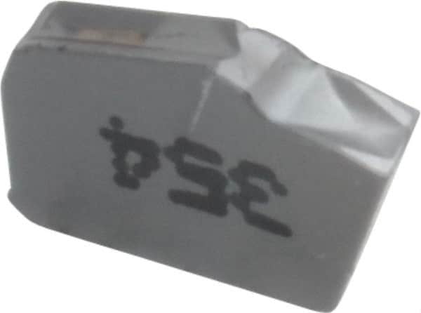 Iscar - GTR2.4 IC354 Grade, 0.0945" Cutting Width, Carbide Cutoff Insert - 8° Right Hand Lead Angle, 0.0063" Cnr Rad, TiCN Coated, Single End - Americas Industrial Supply