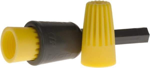 Thomas & Betts - 1, 14 + & 2, 18 to 1, 10 + 2, 14 AWG, 600 Volt, Corrosion Resistant, Standard Twist on Wire Connector - Yellow - Americas Industrial Supply