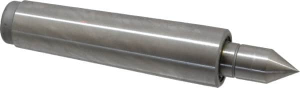 Royal Products - MT3 Taper Shank, 15/16" Head Diam 1,255 Lb Capacity Live Center - 5,000 Max RPM, 5/32" Head Length, 0.55" Point Diam, 1.1563" Point Len, 940 Lb Max Workpc, 4-27/32" OAL, Standard Point - Americas Industrial Supply