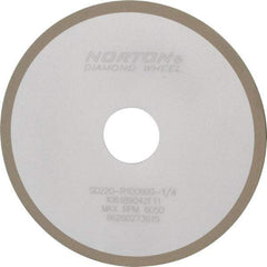 Norton - 6" Diam x 1-1/4" Hole x 1/8" Thick, 220 Grit Surface Grinding Wheel - Diamond, Type 1A1, Very Fine Grade, Resinoid Bond - Americas Industrial Supply