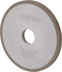 Norton - 6" Diam x 1-1/4" Hole x 3/8" Thick, 120 Grit Surface Grinding Wheel - Diamond, Type 1A1, Fine Grade, Resinoid Bond - Americas Industrial Supply