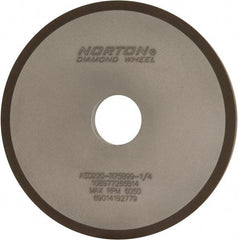 Norton - 6" Diam x 1-1/4" Hole x 1/2" Thick, 220 Grit Surface Grinding Wheel - Diamond, Type 1A1, Very Fine Grade, Resinoid Bond - Americas Industrial Supply