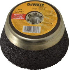 DeWALT - 4" Diam, 2" Overall Thickness, 16 Grit, Type 11 Tool & Cutter Grinding Wheel - Very Coarse Grade, Aluminum Oxide, R Hardness, 9,000 RPM - Americas Industrial Supply