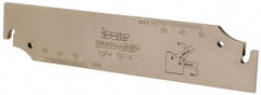 Iscar - 1.2598" Blade Height, 0.1339" Blade Width, 5.9055" OAL, Neutral Cut, Single End Indexable Cut-Off Blade - TGFH Blade, Sumo-Grip, Tang-Grip Series - Americas Industrial Supply